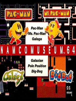 Cover for Namco Museum 64.