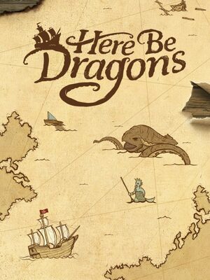 Cover for Here Be Dragons.