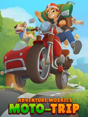 Cover for Adventure Mosaics. Moto-Trip.
