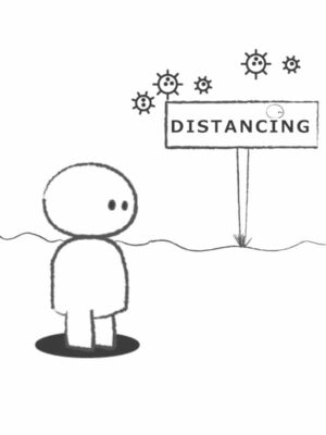 Cover for Distancing.