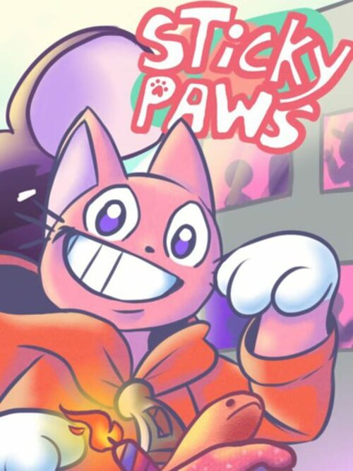 Cover for Sticky Paws.