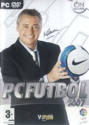 Cover for PC Futbol 2007.