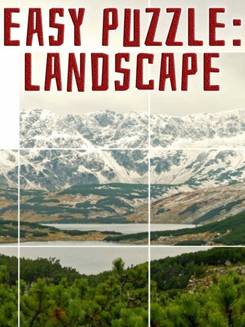 Cover for Easy puzzle: Landscape.