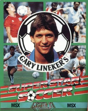 Cover for Gary Lineker's Superstar Soccer.