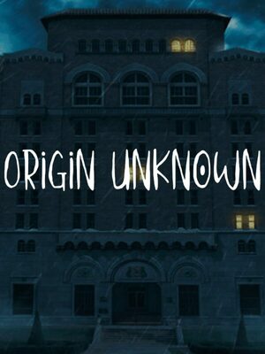 Cover for Origin Unknown.