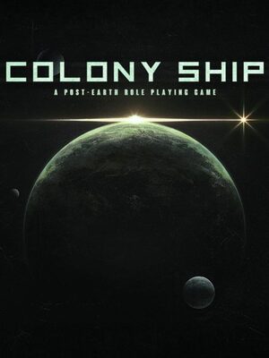 Cover for Colony Ship: A Post-Earth Role Playing Game.
