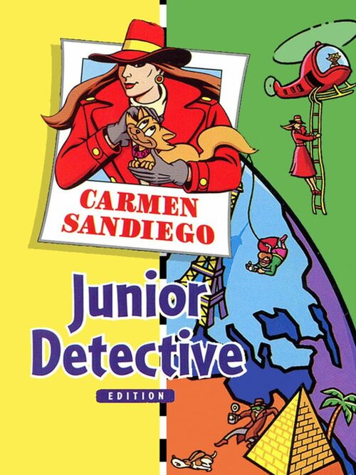 Cover for Carmen Sandiego Junior Detective.