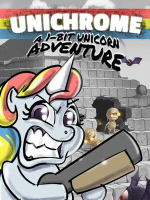 Cover for Unichrome: A 1-bit Unicorn Adventure.