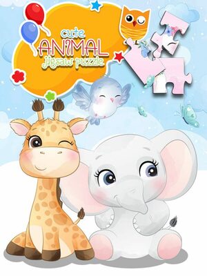 Cover for Cute animal jigsaw puzzle.