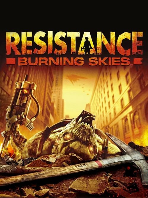 Cover for Resistance: Burning Skies.