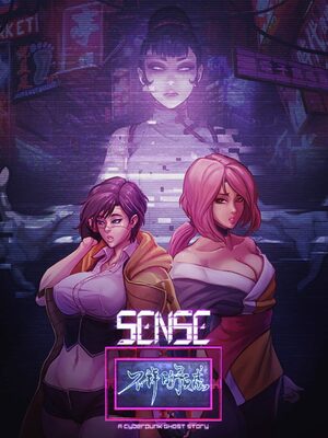Cover for Sense: A Cyberpunk Ghost Story.