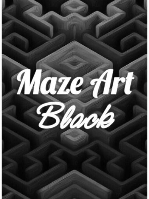 Cover for Maze Art: Black.