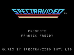 Cover for Frantic Freddy.