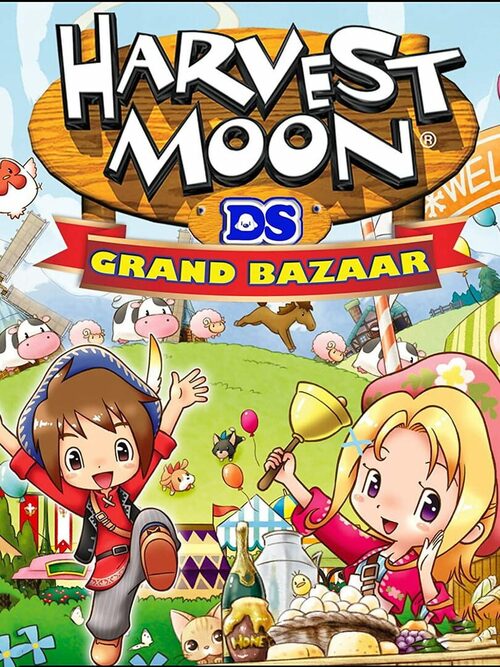 Cover for Harvest Moon DS: Grand Bazaar.
