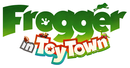 Cover for Frogger in Toy Town.