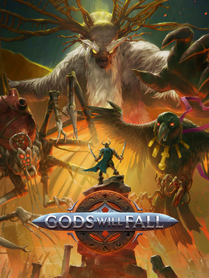 Cover for Gods Will Fall.