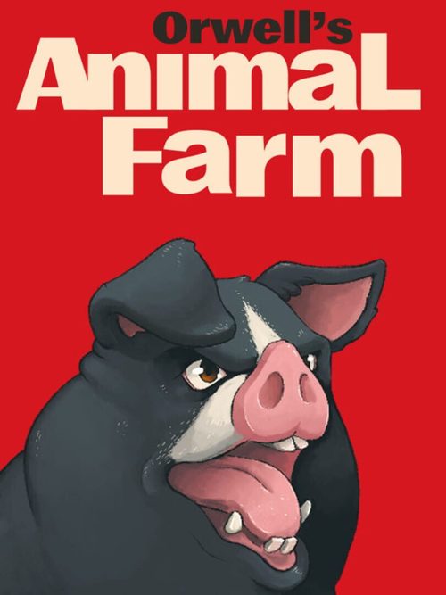 Cover for Orwell's Animal Farm.
