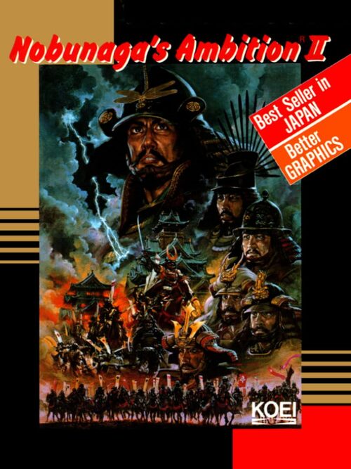 Cover for Nobunaga's Ambition II.