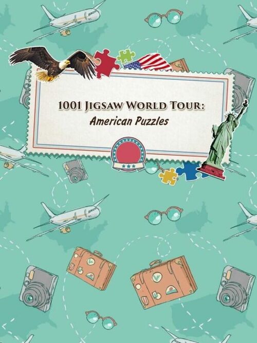Cover for 1001 Jigsaw American Puzzles.