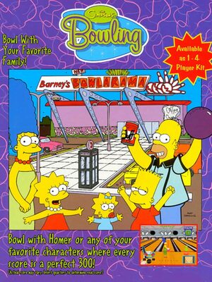 Cover for The Simpsons Bowling.