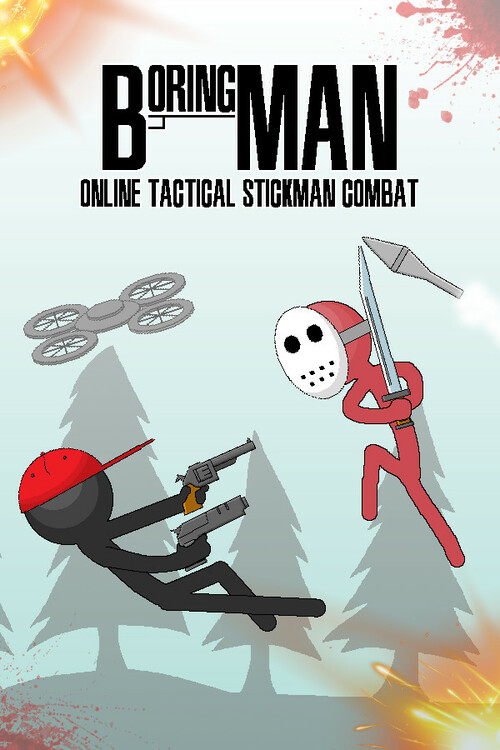 Cover for Boring Man - Online Tactical Stickman Combat.