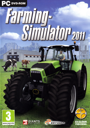 Cover for Farming Simulator 2011.
