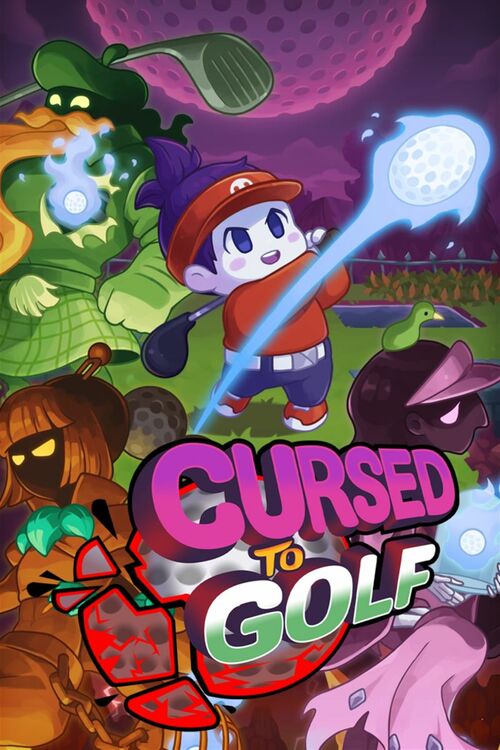 Cover for Cursed to Golf.