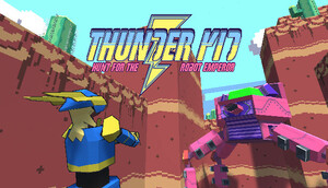 Cover for Thunder Kid: Hunt for the Robot Emperor.