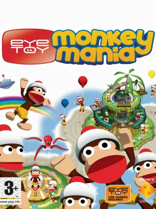 Cover for EyeToy: Monkey Mania.