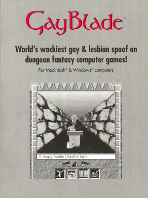 Cover for GayBlade.