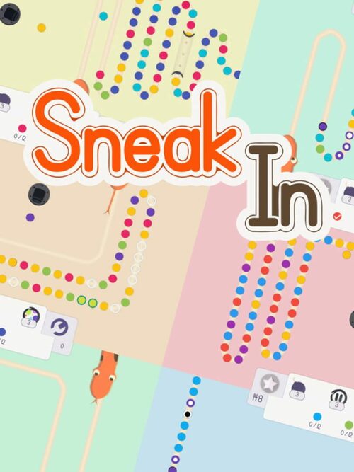 Cover for Sneak In: a sphere matcher game.