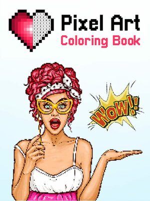 Cover for Pixel Art Coloring Book.