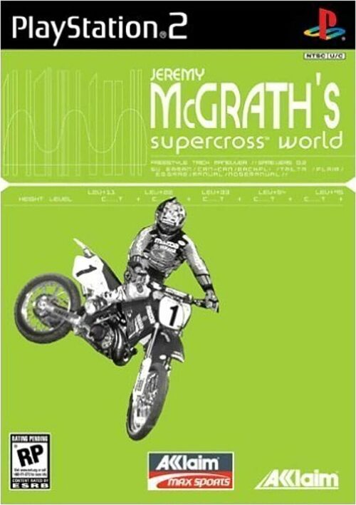 Cover for Jeremy McGrath Supercross World.