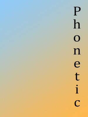 Cover for Phonetic.
