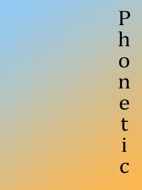 Cover for Phonetic.