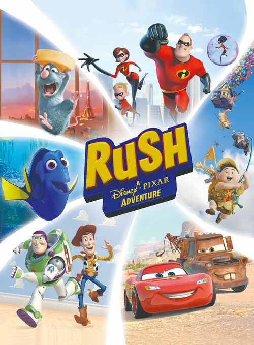 Cover for Kinect Rush: A Disney-Pixar Adventure.
