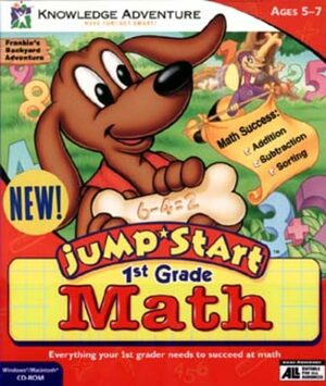 Cover for JumpStart 1st Grade Math.