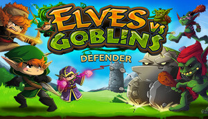 Cover for Elves vs Goblins Defender.