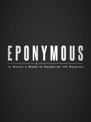 Cover for EPONYMOUS.