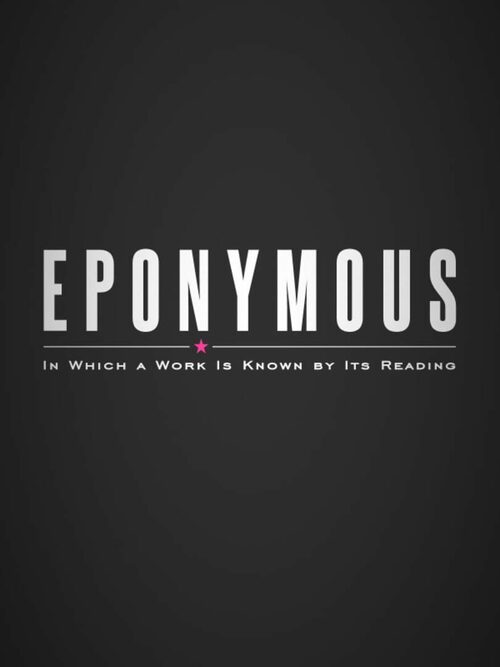 Cover for EPONYMOUS.
