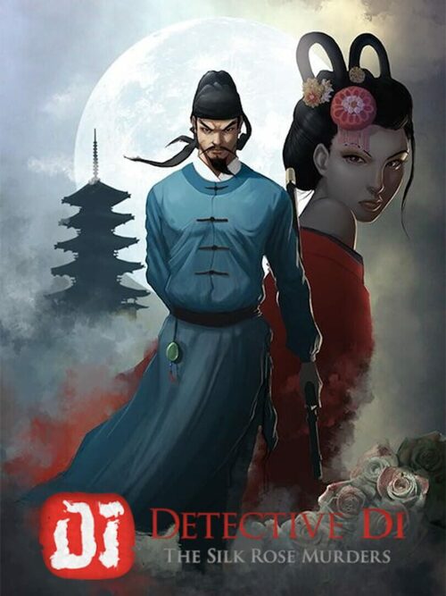 Cover for Detective Di: The Silk Rose Murders.