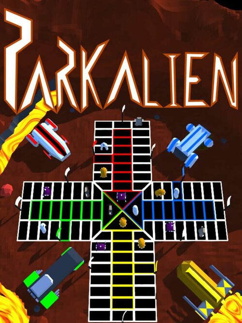 Cover for Parkalien: a ludo in the space.