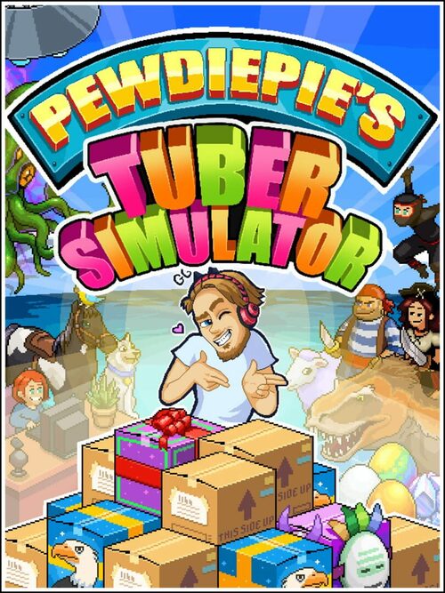 Cover for PewDiePie's Tuber Simulator.