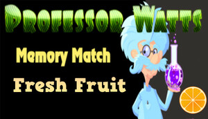 Cover for Professor Watts Memory Match: Fresh Fruit.