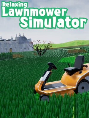 Cover for Relaxing Lawnmower Simulator.