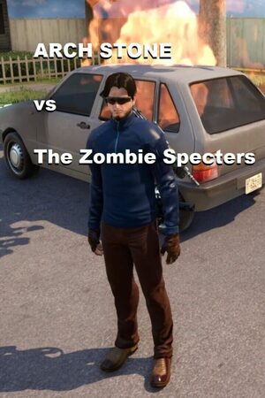 Cover for ARCH STONE vs The Zombie Specters.