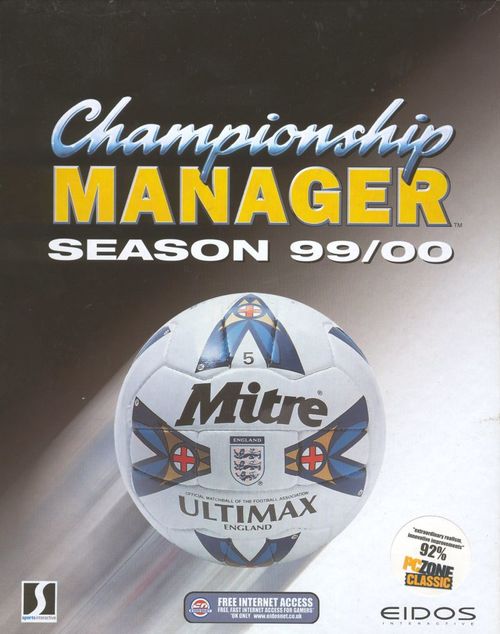 Cover for Championship Manager: Season 99/00.