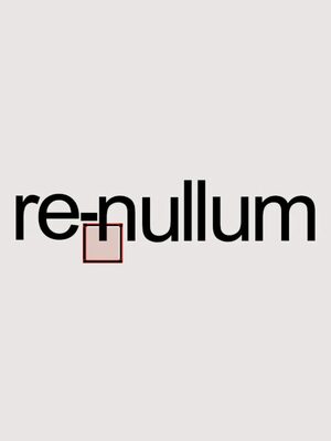 Cover for Re-Nullum.