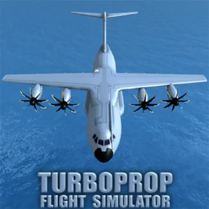 Cover for Turboprop Flight Simulator.