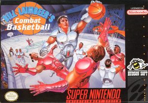 Cover for Bill Laimbeer's Combat Basketball.